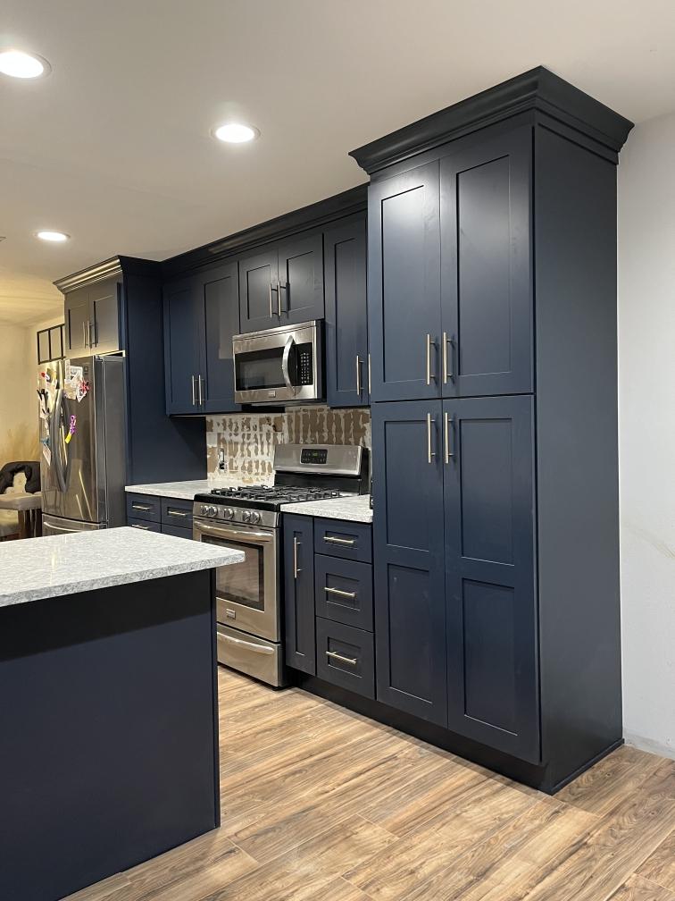 Walnut & Marble Kitchen